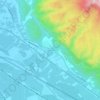 Mappa topografica L'Aumône, altitudine, rilievo