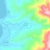 Mappa topografica Tuburan, altitudine, rilievo