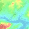 Mappa topografica Laguna Vista, altitudine, rilievo