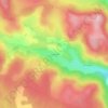 Mappa topografica Le Giraldès, altitudine, rilievo