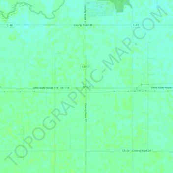 Mappa topografica McGill, altitudine, rilievo
