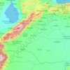 Mappa topografica Barinas, altitudine, rilievo