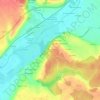 Mappa topografica La Bruyère de Dela, altitudine, rilievo