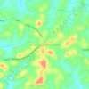 Mappa topografica Movancherry;Mowanchery, altitudine, rilievo