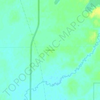 Mappa topografica Central Lakes, altitudine, rilievo
