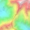 Mappa topografica Col de Miage, altitudine, rilievo