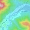 Mappa topografica Cristal Mayu, altitudine, rilievo