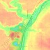 Mappa topografica Wedron, altitudine, rilievo