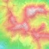 Mappa topografica Rotwand, altitudine, rilievo