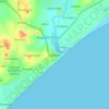 Mappa topografica Gopalpur, altitudine, rilievo