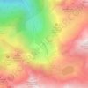 Mappa topografica Ravin des excellences, altitudine, rilievo