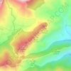 Mappa topografica Roc del Quer, altitudine, rilievo
