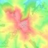 Mappa topografica Mont Bel-Air, altitudine, rilievo