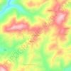 Mappa topografica Morano Osteria, altitudine, rilievo
