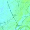 Mappa topografica Caramutan, altitudine, rilievo