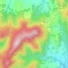 Mappa topografica Colle Ameno, altitudine, rilievo