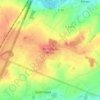 Mappa topografica Monchy-le-Preux, altitudine, rilievo