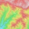 Mappa topografica Razzuolo, altitudine, rilievo