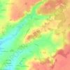 Mappa topografica Bois des Chagnats, altitudine, rilievo