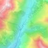 Mappa topografica Le Mollard, altitudine, rilievo