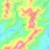 Mappa topografica Virginia, altitudine, rilievo
