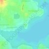 Mappa topografica Pothur, altitudine, rilievo