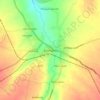 Mappa topografica Dachepalli, altitudine, rilievo