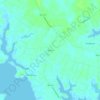 Mappa topografica Avenue, altitudine, rilievo