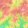 Mappa topografica Hülsenbusch, altitudine, rilievo