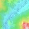 Mappa topografica Le Villaret, altitudine, rilievo