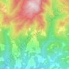 Mappa topografica Volpaia, altitudine, rilievo