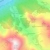 Mappa topografica Vallone di Mascognaz, altitudine, rilievo
