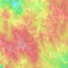 Mappa topografica Chataur le Vieux, altitudine, rilievo