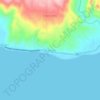 Mappa topografica Malbang, altitudine, rilievo