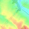 Mappa topografica Las Mitras, altitudine, rilievo