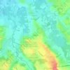 Mappa topografica Les Rippes, altitudine, rilievo