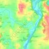 Mappa topografica Kerduic, altitudine, rilievo