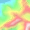 Mappa topografica Qalutaassuaq, altitudine, rilievo