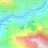 Mappa topografica Racholi, altitudine, rilievo