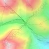 Mappa topografica Col de l'Oberalp, altitudine, rilievo