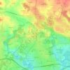 Mappa topografica Kerdogan, altitudine, rilievo