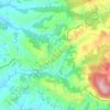 Mappa topografica Montisi, altitudine, rilievo