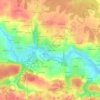 Mappa topografica Le Petit Guerno, altitudine, rilievo