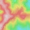Mappa topografica La Rothlach, altitudine, rilievo