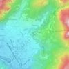 Mappa topografica Falghera, altitudine, rilievo