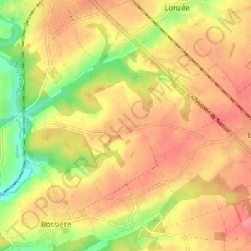 Mappa topografica Ferooz, altitudine, rilievo