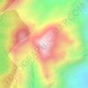 Mappa topografica Mount Napulak, altitudine, rilievo