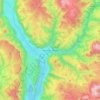 Mappa topografica Bolzano - Bozen, altitudine, rilievo