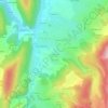 Mappa topografica Les Gauchets, altitudine, rilievo