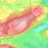 Mappa topografica Béroie, altitudine, rilievo